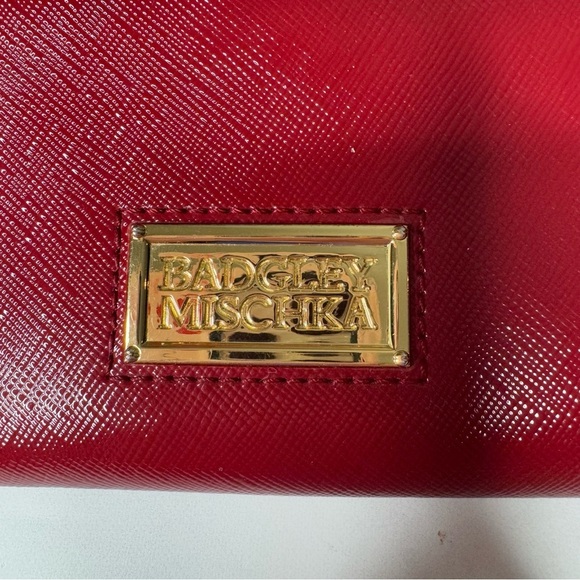 Badgley Mischka Red Patent Leather Wallet - Picture 6 of 11
